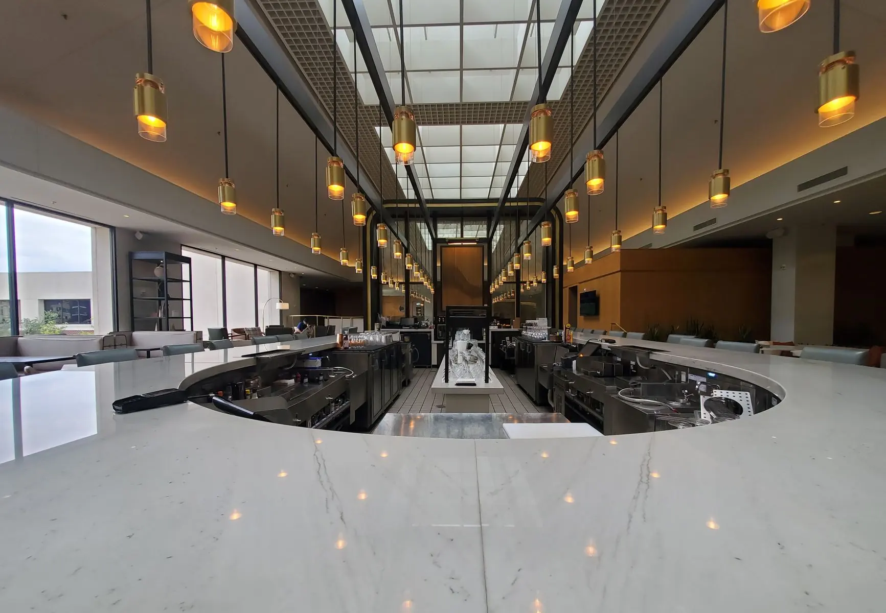 Dining and the casino floor, side by side